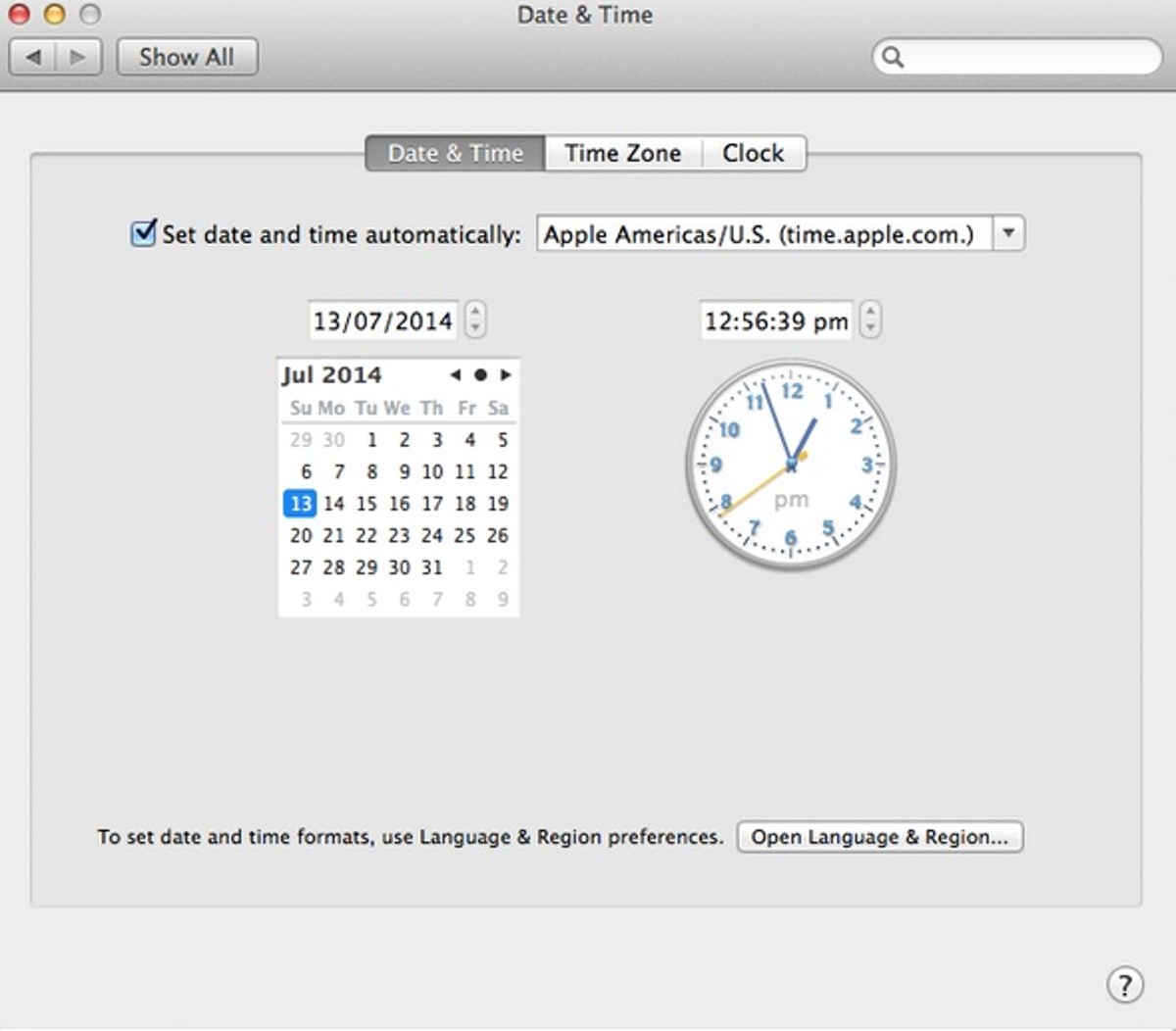 Fix Time on MacBook