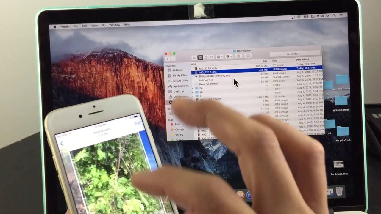 How to transfer data from iPhone to MacBook