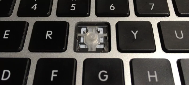 Broken Key On A MacBook